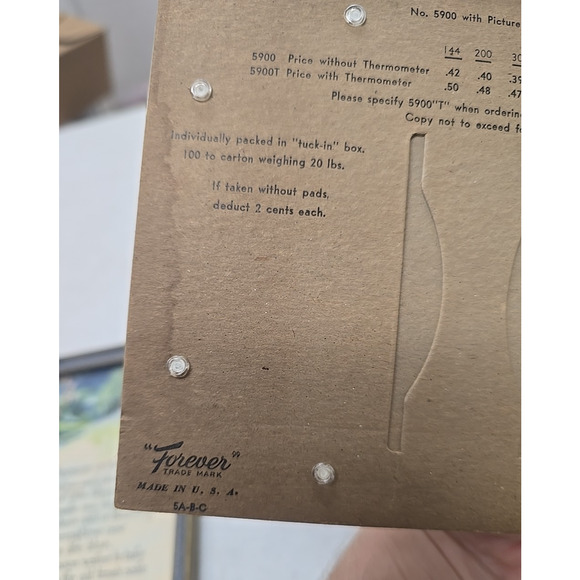 Vintage Advertising Promotional Made in USA Landscape Photo Picture Frame Decor - Picture 5 of 7